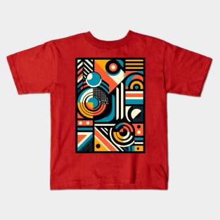 retro abstrack patern Kids T-Shirt